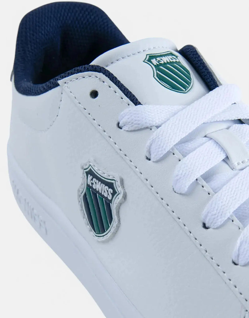 K-Swiss Court Shield II WRP: Durable, Protective White Men's Court Performance Sneakers