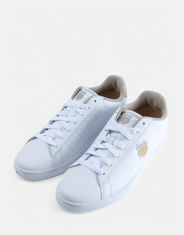 K-Swiss Court Shield II WTJ Men's White Cushioned Tennis Shoes