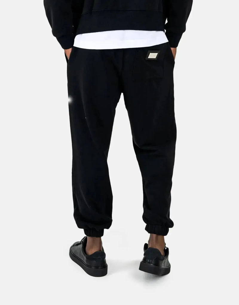 Les Hommes Premium Black Tailored Sweatpants for Men - Ultimate Comfort & Style