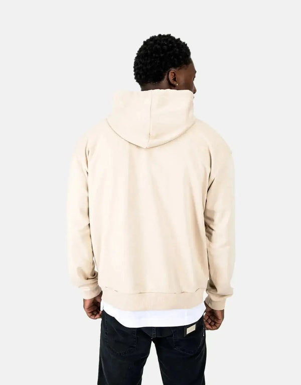 Les Hommes Men's Graphic Hooded Stone Sweatshirt - Urban Designer Luxury Apparel