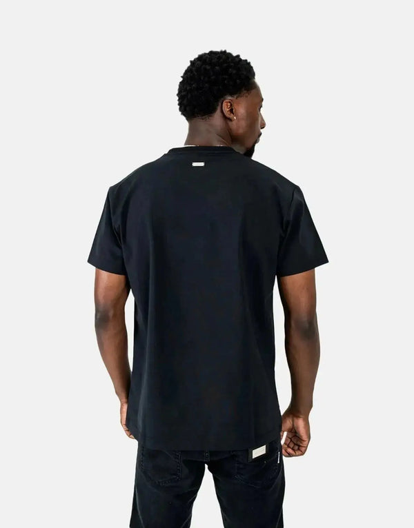 Luxurious Les Hommes Palm Tree Black T-Shirt: Premium Cotton, Stylish Graphic, Comfortable Fit