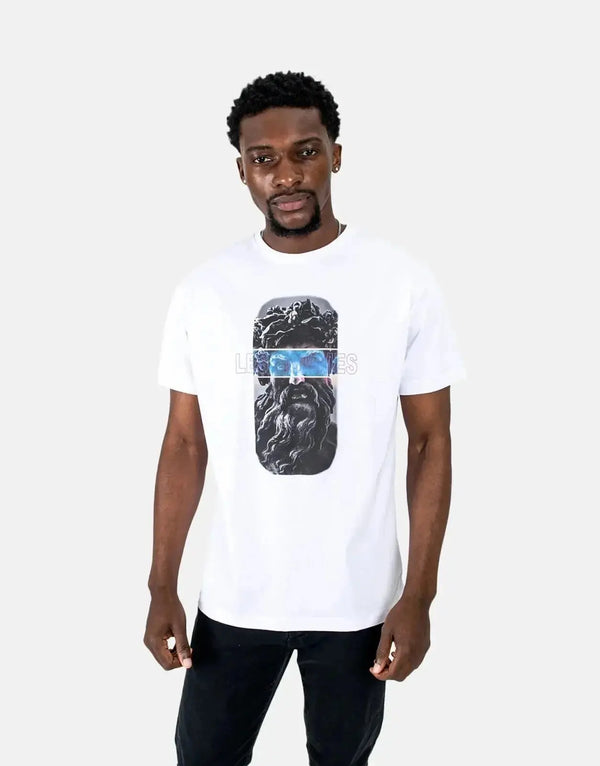 Les Hommes Statue White T-Shirt: Iconic Design, Premium Comfort, Modern Style