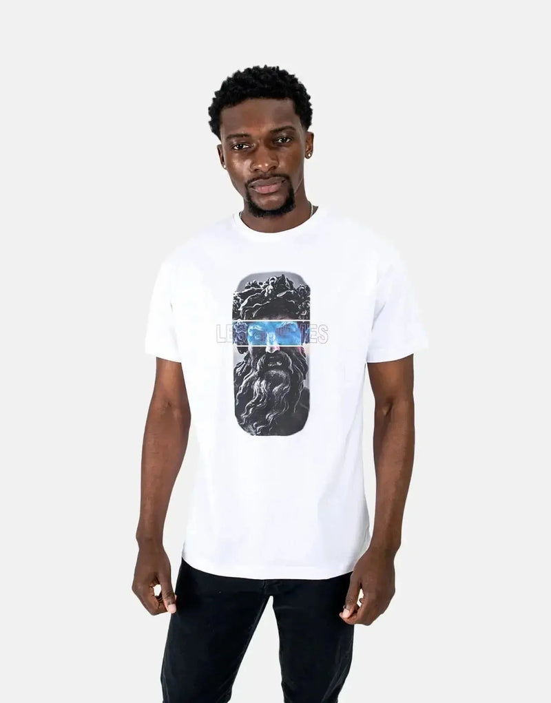 Les Hommes Statue White T-Shirt: Iconic Design, Premium Comfort, Modern Style