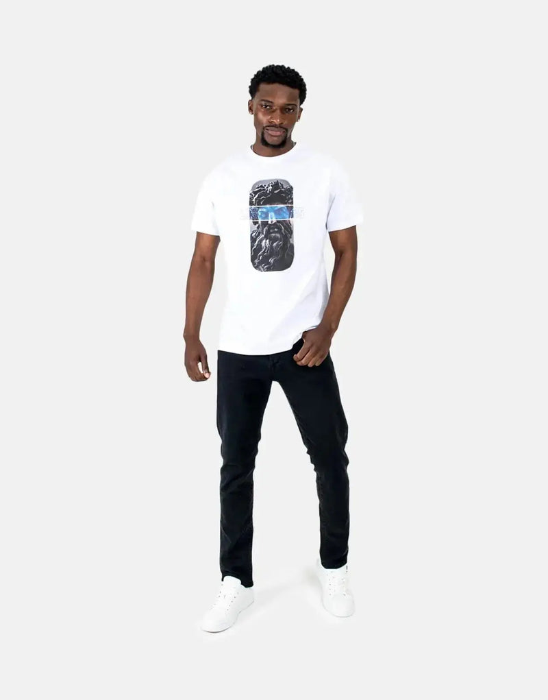 Les Hommes Statue White T-Shirt: Iconic Design, Premium Comfort, Modern Style