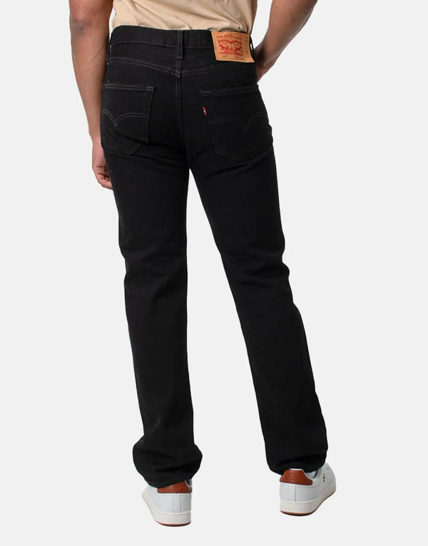 Classic Levi's 501 Original Men's Black Denim Jeans for Everyday Style