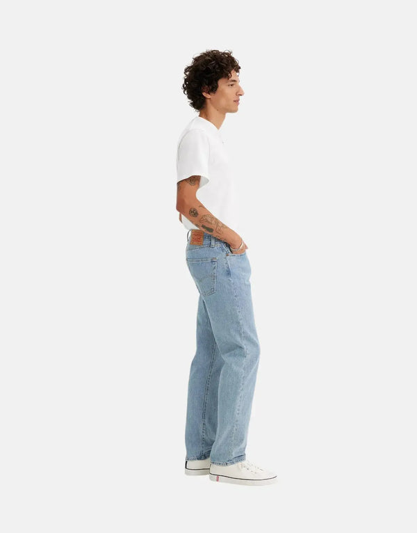 Levi's 501 Original Men's Light Stonewash Straight Leg Denim Jeans