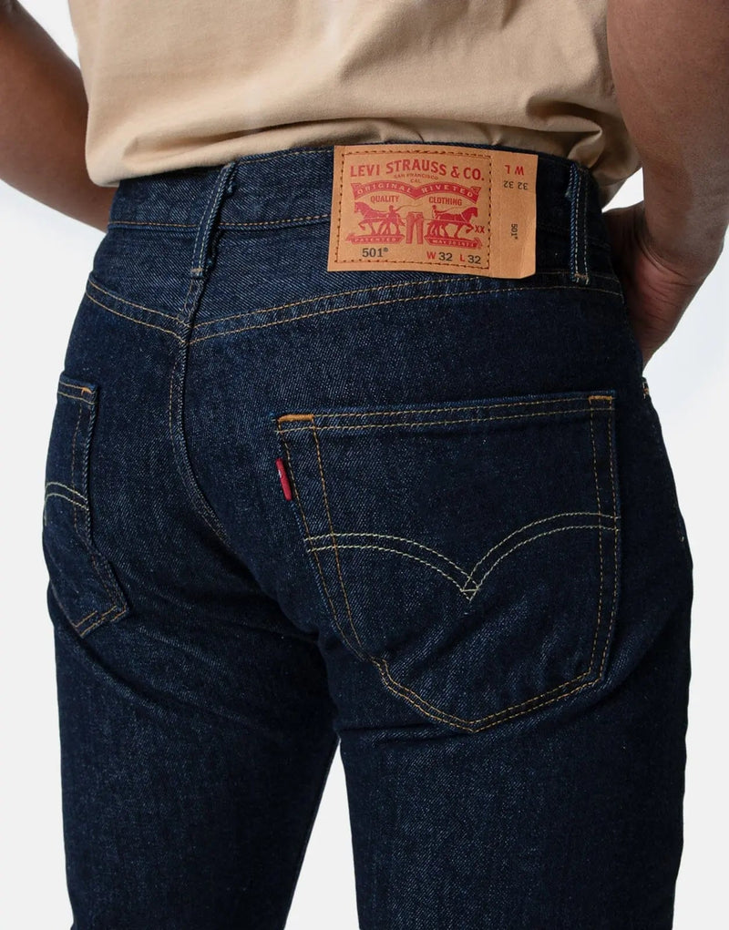 Levi's 501 Original Men's Jeans: Classic Straight Leg, Durable Rinse Denim
