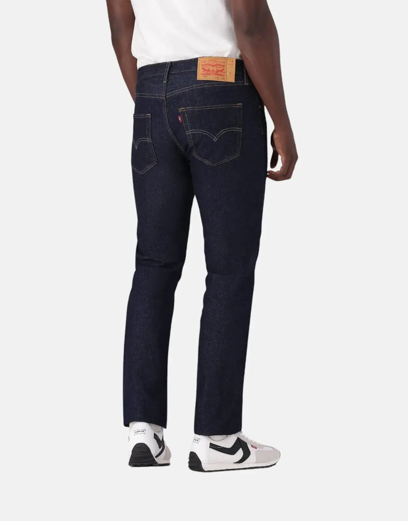 Men's Levi's 501 Original Fit Straight Leg Rinse Blue Denim Jeans