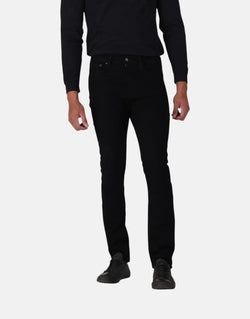 Levi's 510 Men's Black Leaf Skinny Jeans - Slim Fit Stretch Denim