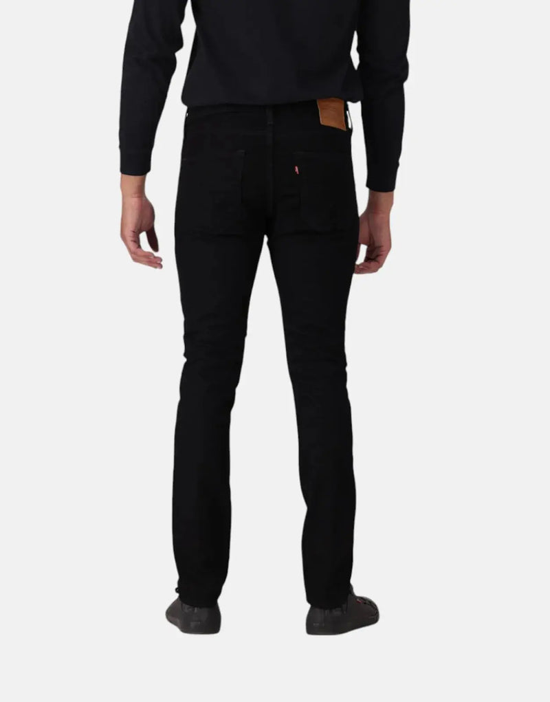 Levi's 510 Men's Black Leaf Skinny Jeans - Slim Fit Stretch Denim