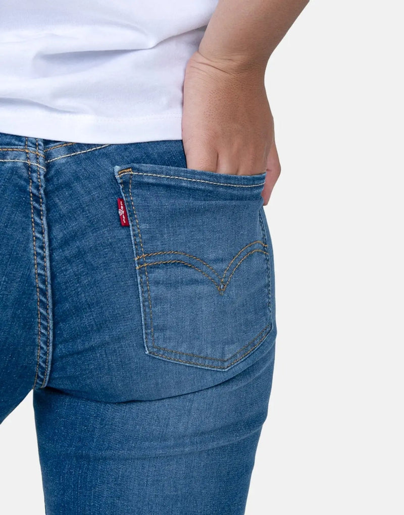 Levi's 712 Slim Fit Women's Jeans: Flattering Blue Denim Style