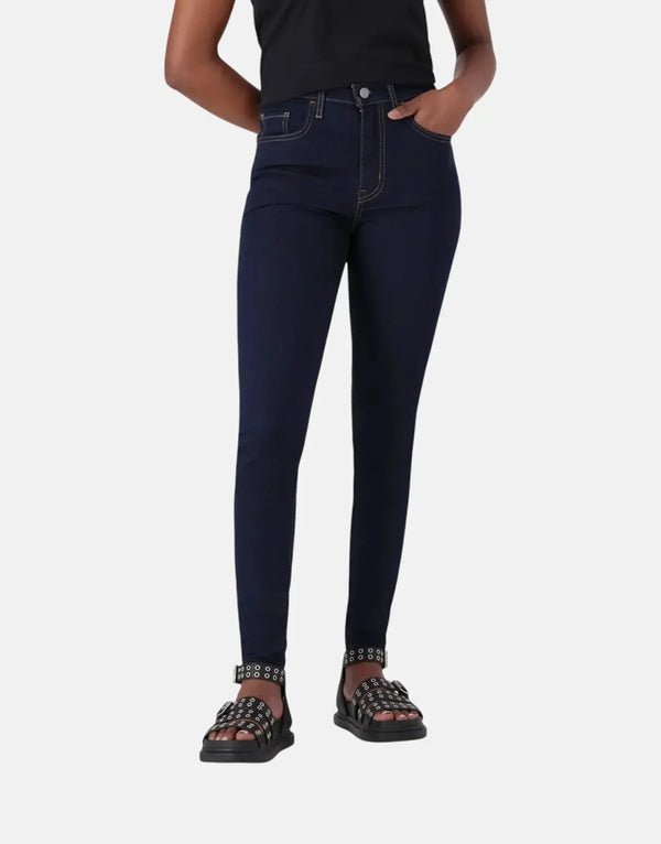 Levi's Women's 720 High-Rise Super Skinny Dark Wash Stretch Denim Jeans