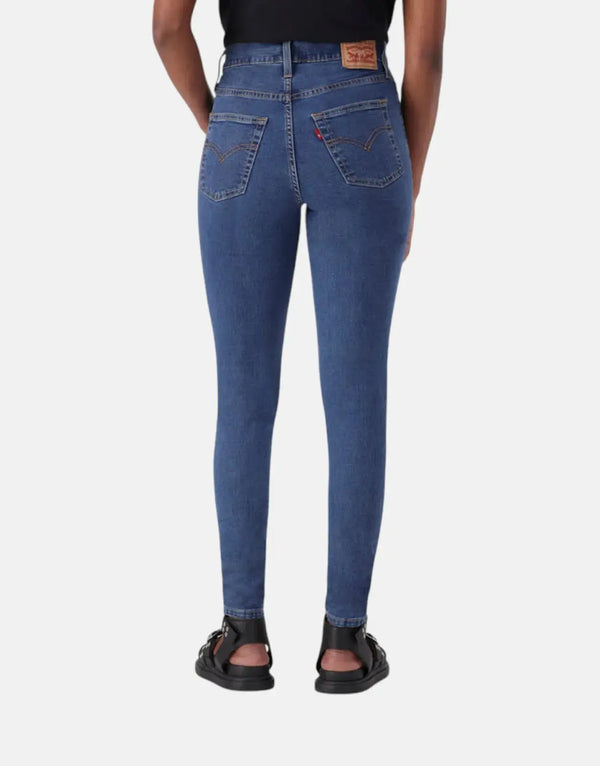 Levi's 720 Women's High-Rise Super Skinny Mid Wash Stretch Denim Jeans