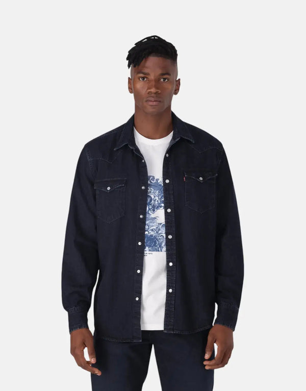 Levi's Classic Western Standard Fit Overdyed Denim Shirt - Iconic Style