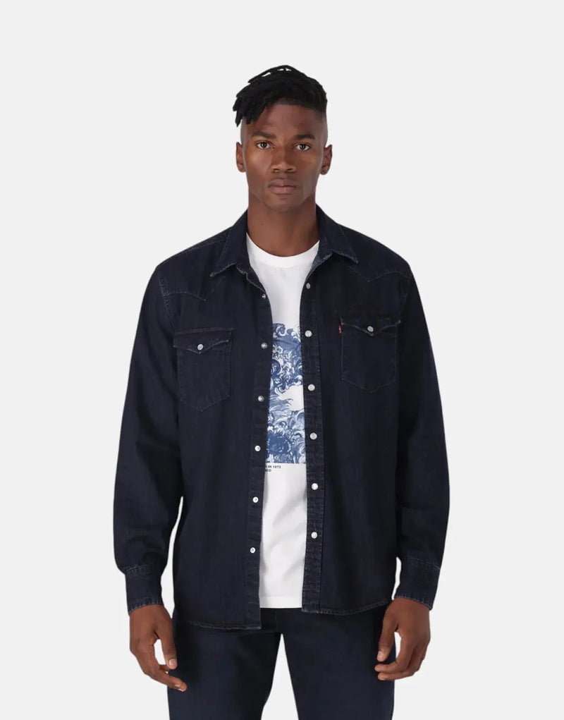 Levi's Classic Western Standard Fit Overdyed Denim Shirt - Iconic Style