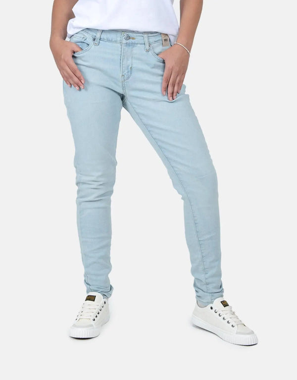 Levi's Curvy Skinny Indigo Jeggings: Ultra-Comfort Stretch Denim for Women