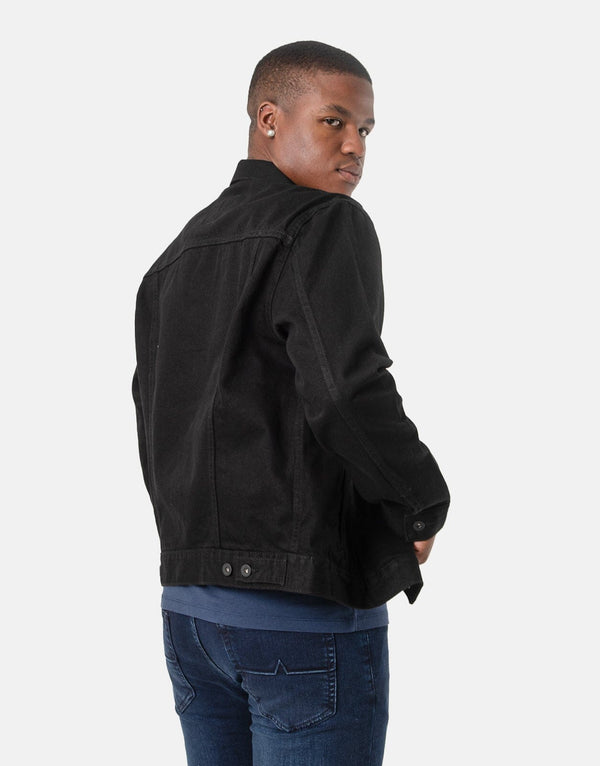 Levi's Dark Horse Denim Trucker Jacket for Men, Classic Style, Durable