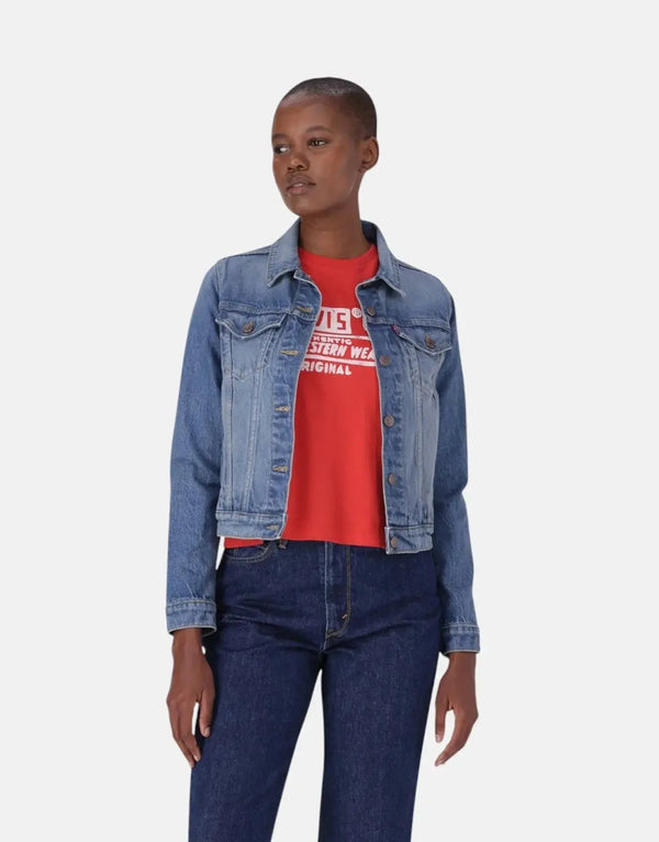 Levi's Women's Original Trucker Denim Jacket: Soft Butter-Feel, Slim Fit