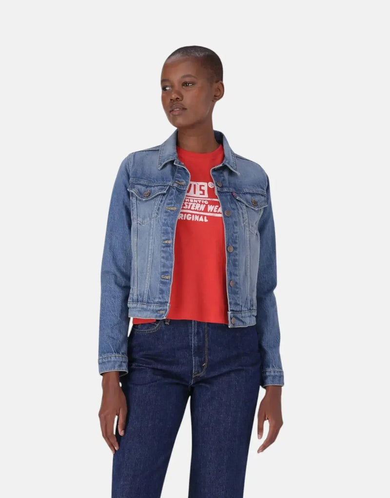 Levi's Women's Original Trucker Denim Jacket: Soft Butter-Feel, Slim Fit