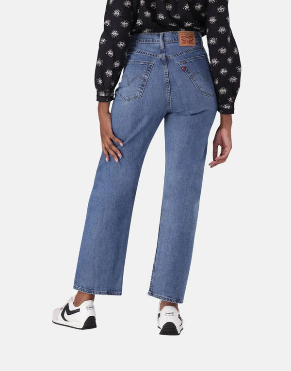 Levi's Ribcage High Rise Straight Ankle Jeans - Elevated Taste Denim