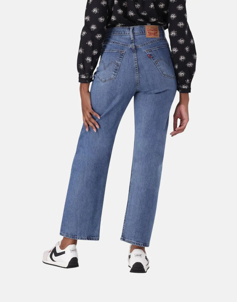 Levi's Ribcage High Rise Straight Ankle Jeans - Elevated Taste Denim