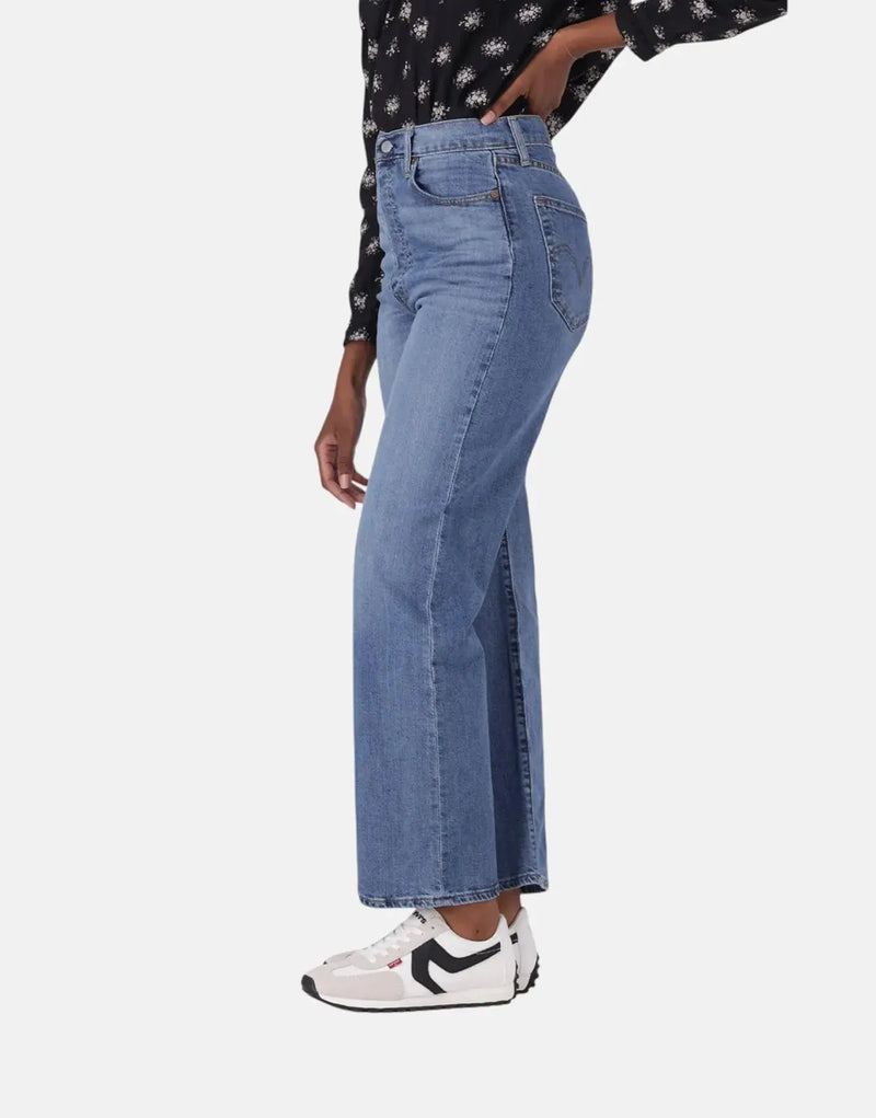 Levi's Ribcage High Rise Straight Ankle Jeans - Elevated Taste Denim