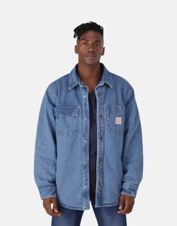 Levi's Men's Rowan Blue Bomber Jacket: Classic Relaxed Fit Durable Outerwear