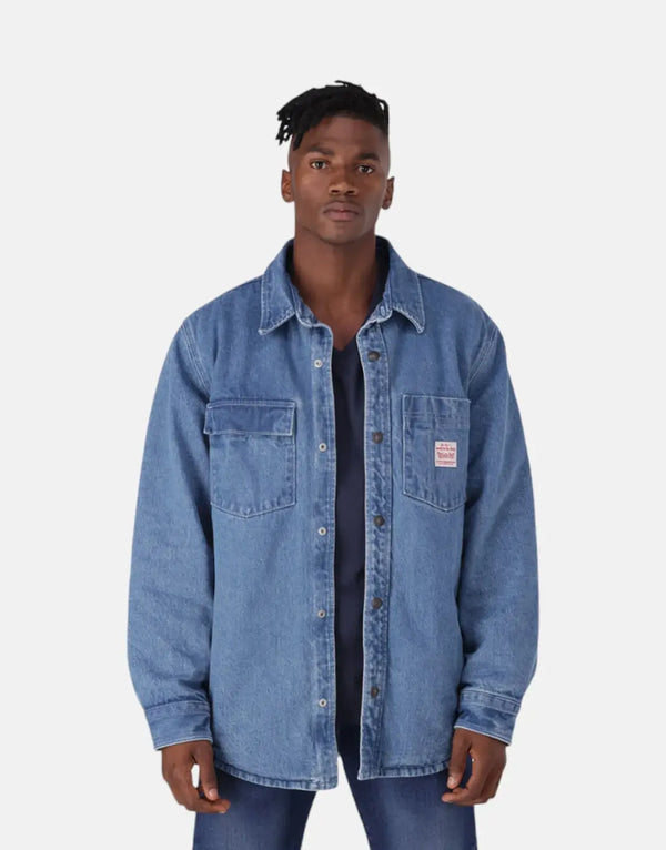 Levi's Men's Rowan Blue Bomber Jacket: Classic Relaxed Fit Durable Outerwear