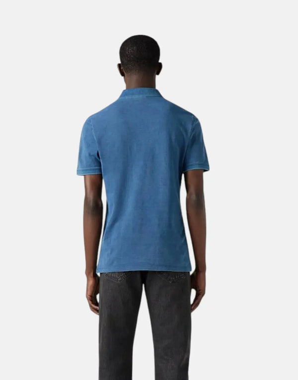 Levi's Men's Slim Fit Indigo Pique Polo Shirt for Casual Style