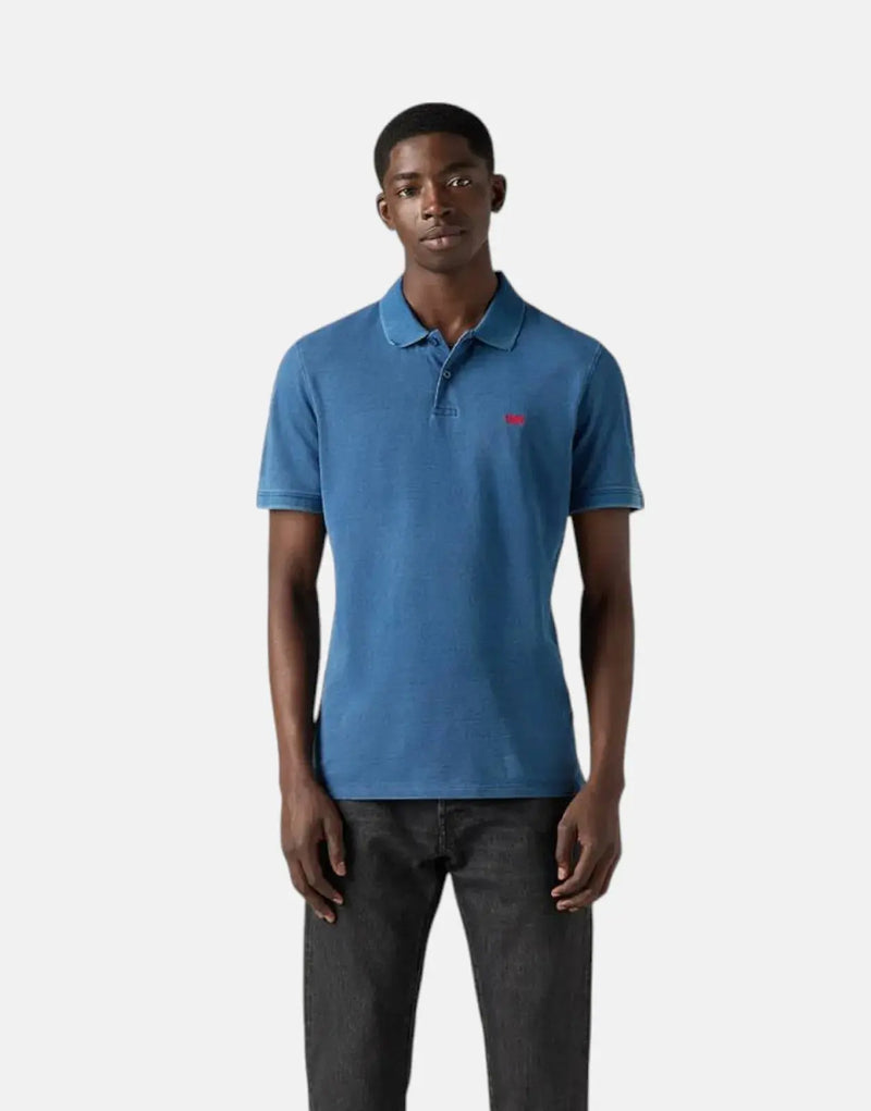 Levi's Men's Slim Fit Indigo Pique Polo Shirt for Casual Style