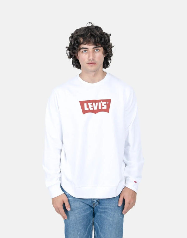 Levi's Men's Standard Graphic Crewneck Sweater - Vintage Chill Oil Pullover Comfort