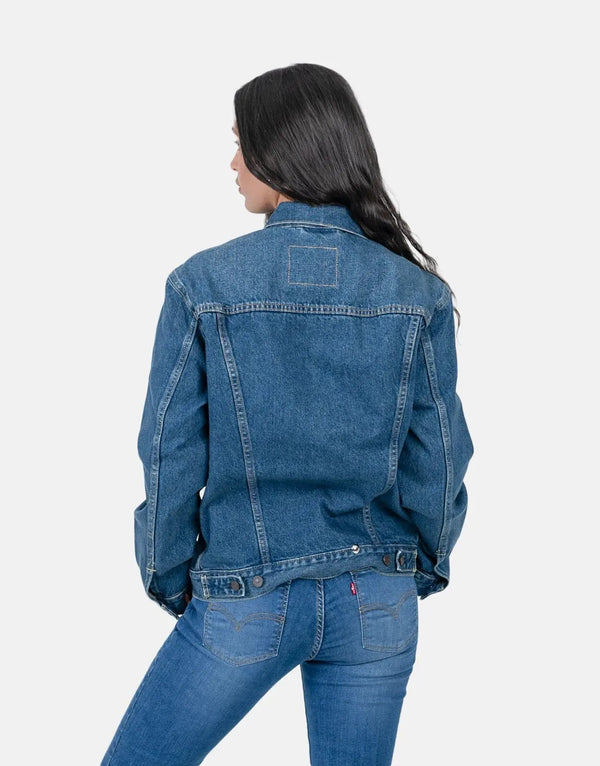 Iconic Levi's The Trucker Jacket: Broadway Terrace Wash, Durable Denim, Classic Fit