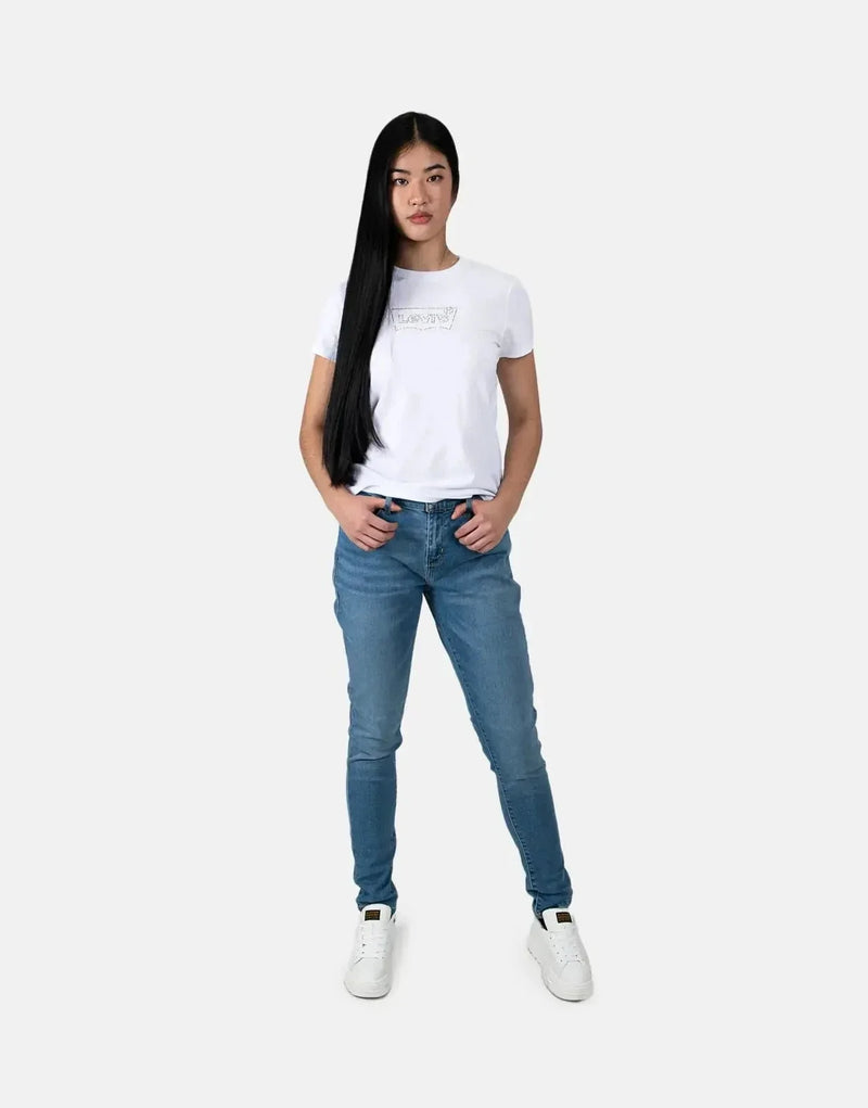 Levi's Curvy Skinny 'The Lucky One' Jeans: Sculpting Stretch Denim for Women