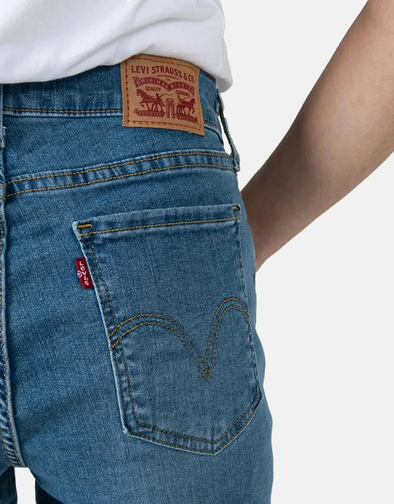 Levi's Curvy Skinny 'The Lucky One' Jeans: Sculpting Stretch Denim for Women