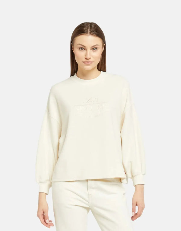 Levis Vintage Leo Crewneck Sweatshirt: Comfortable Cotton, Standard Fit, Graphic Design