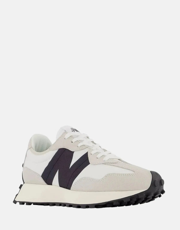 New Balance 327FE Heritage Running Shoes: Suede Mesh Upper, Oversized N Branding