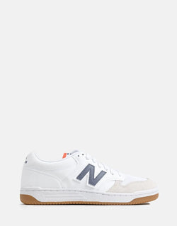 New Balance 480 LDF White Leather Sneakers: Classic Style, Supreme Comfort