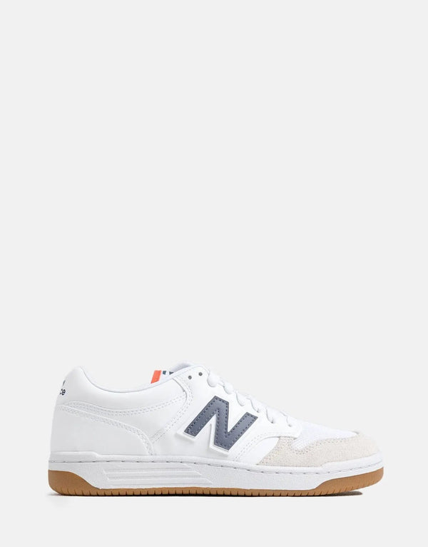 New Balance 480 LDF White Leather Sneakers: Classic Style, Supreme Comfort