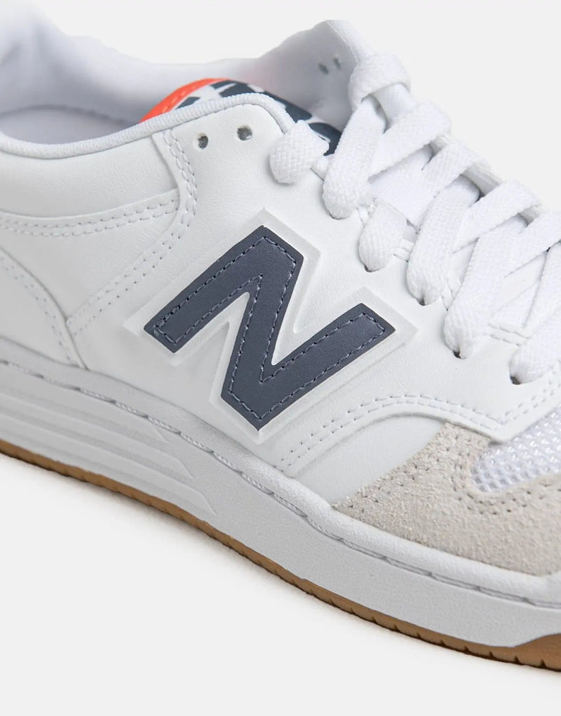 New Balance 480 LDF White Leather Sneakers: Classic Style, Supreme Comfort