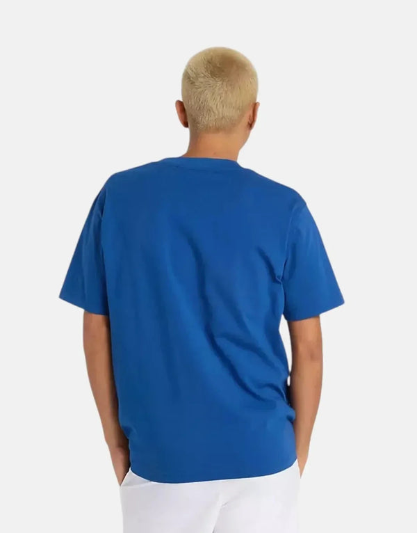 New Balance Men's Athletics Legacy Galaxy Blue Cotton T-Shirt Relaxed Fit