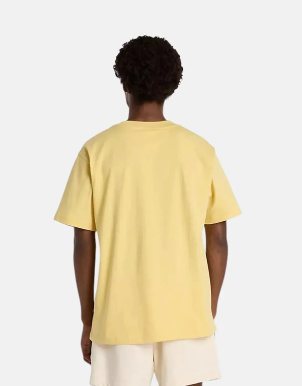New Balance Athletics Legacy Hay Yellow T-Shirt: Relaxed Fit, 100% Cotton Comfort