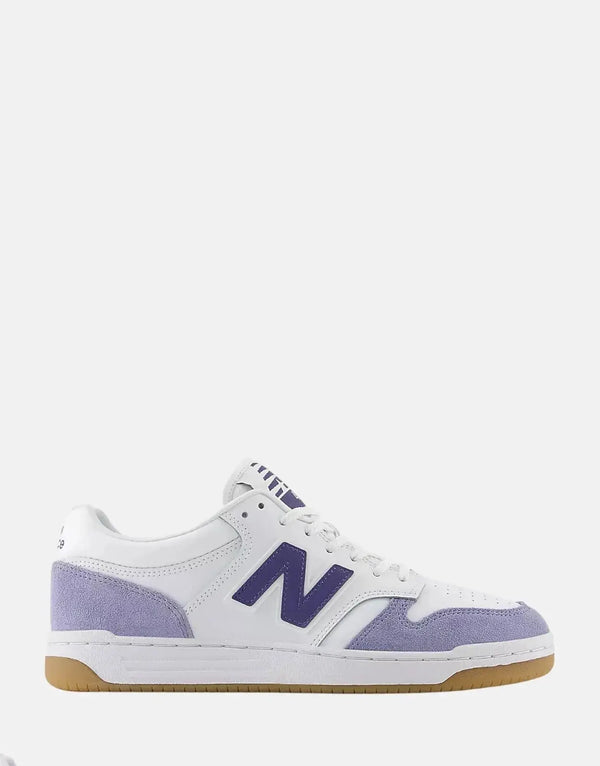 New Balance BB480 LXB Sneakers - Classic Basketball Inspired Durable White Footwear