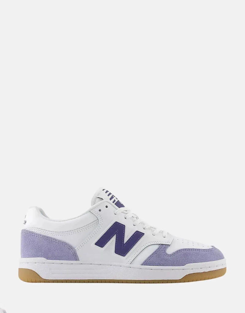 New Balance BB480 LXB Sneakers - Classic Basketball Inspired Durable White Footwear