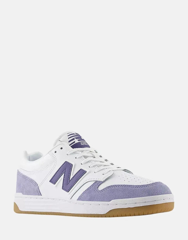 New Balance BB480 LXB Sneakers - Classic Basketball Inspired Durable White Footwear