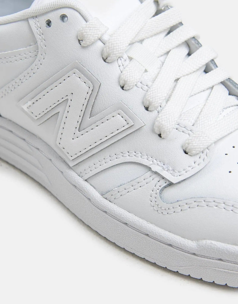 New Balance BB480 Classic Leather Sneaker: Ortholite Comfort, Durable Traction