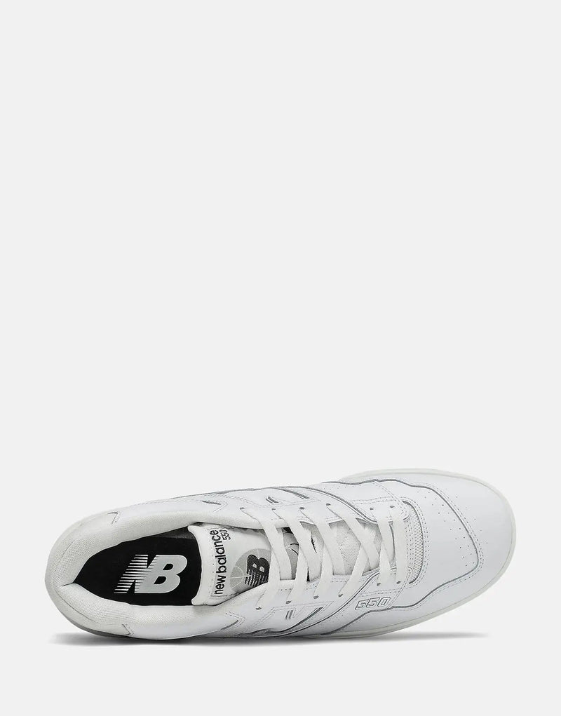 New Balance BBW550 White Sneakers for Men and Women - Retro Basketball Style