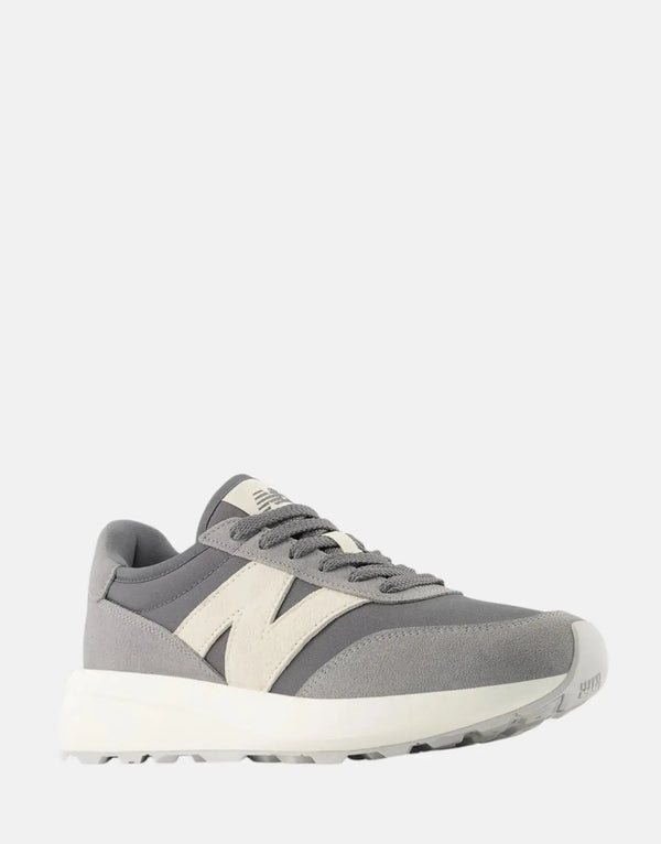 New Balance U370PD Grey Sneakers: Suede Mesh Upper, EVA Comfort, Grip Sole