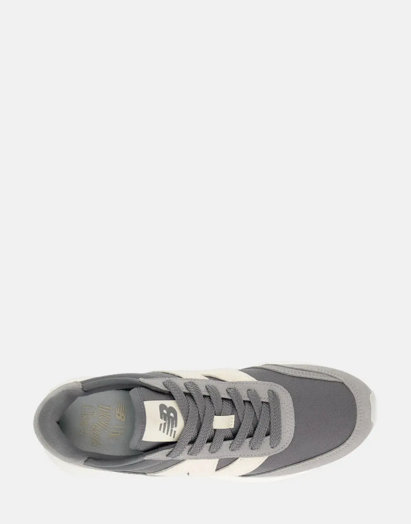 New Balance U370PD Grey Sneakers: Suede Mesh Upper, EVA Comfort, Grip Sole