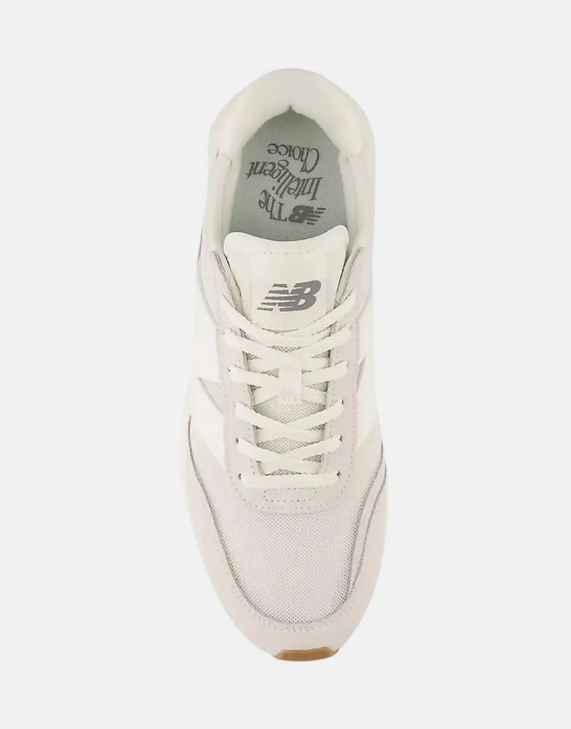 New Balance U370SG Women's Classic White Suede Mesh Retro Everyday Sneakers