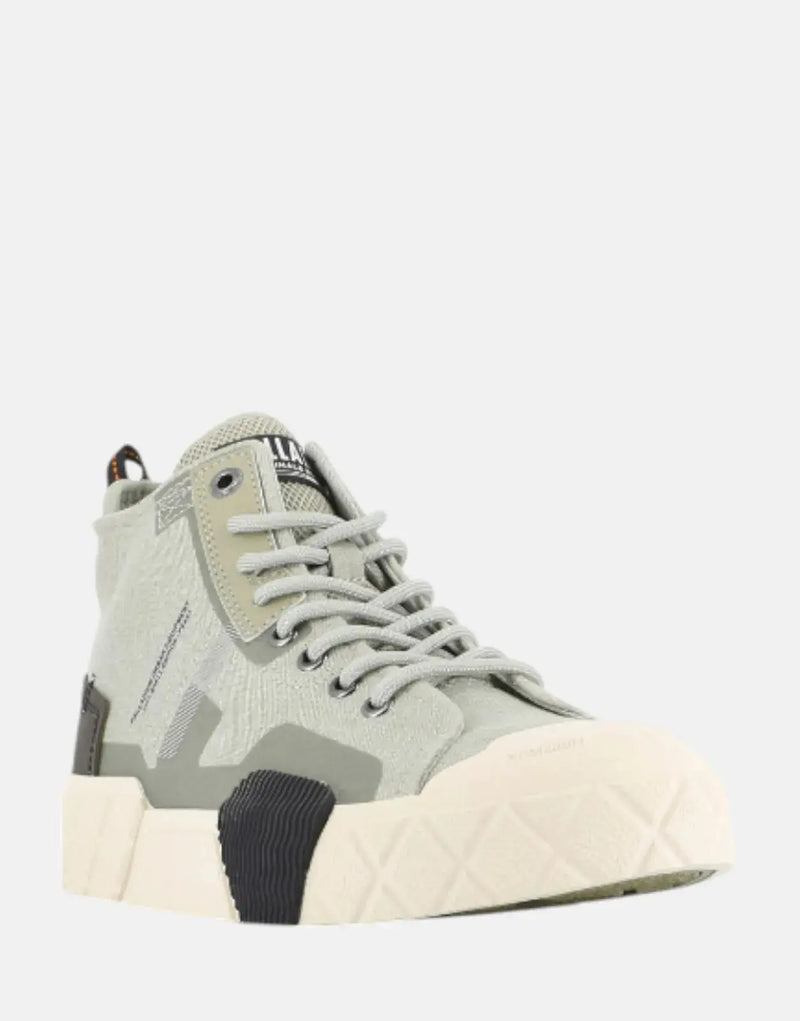 Palladium Ace City Shell Chuck Abbey Stone Boots: Lightweight Organic Cotton Durable Comfort